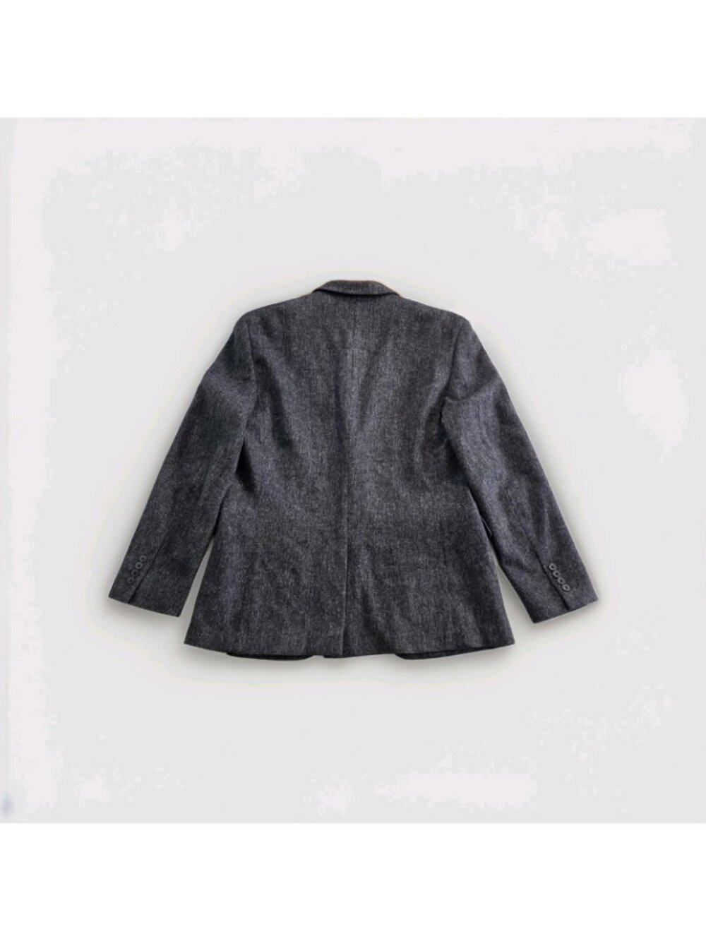 Bar III Slim Fit Blazer Men 42R Heathered Charcoal Gray Wool Textured Macys Edgy - Picture 16 of 16